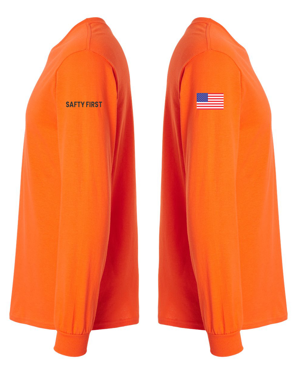 Long sleeve Safty Orange